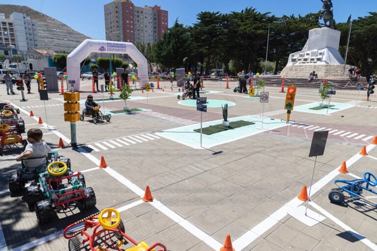 Este fin de semana vuelve la pista de educación vial a la plaza San Martín