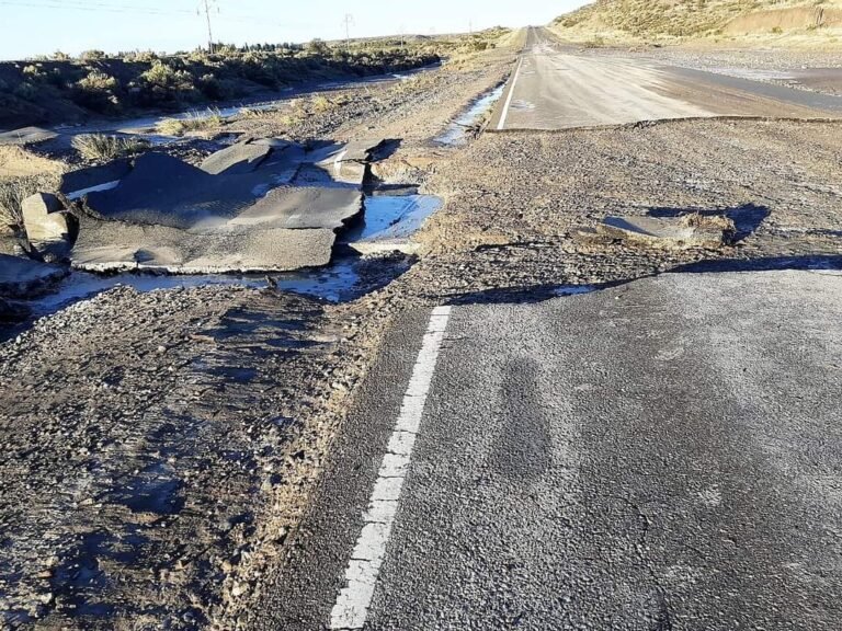 Se habilitó la circulación por la Ruta Nº25 entre Trelew y Tecka