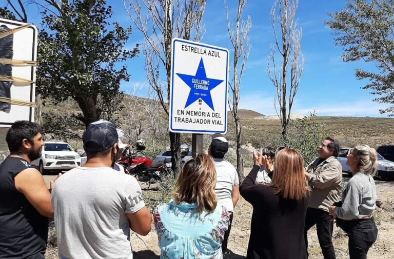 Primera Estrella Azul en homenaje a los trabajadores viales