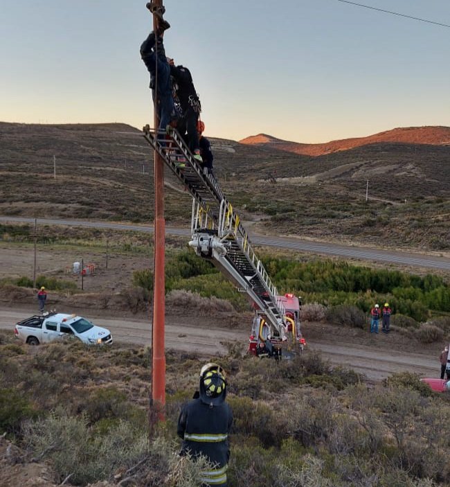 Terminó hospitalizado tras intentar robar cobre