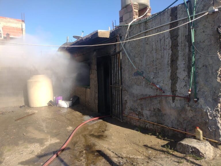 Incendio de vivienda por un desperfecto eléctrico