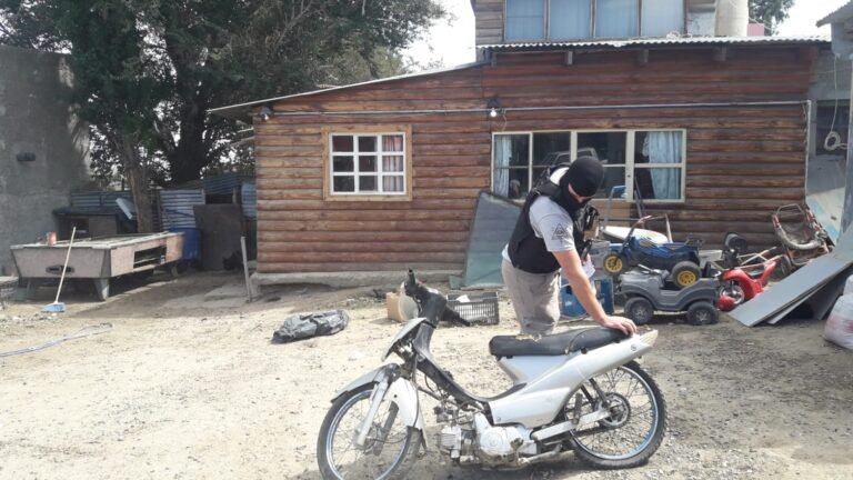 Allanamiento por el robo de una moto