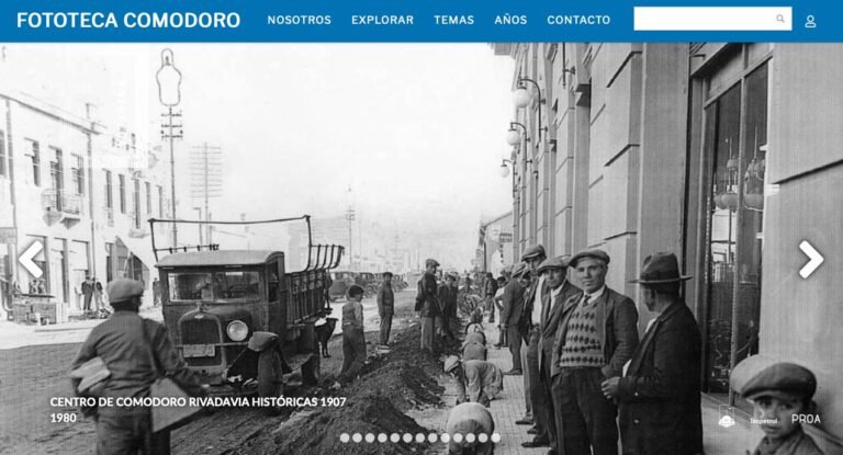 Lanzan una página web con miles de archivos históricos de la ciudad