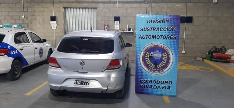 Gold Trend robado y abandonado terminó en el corralón