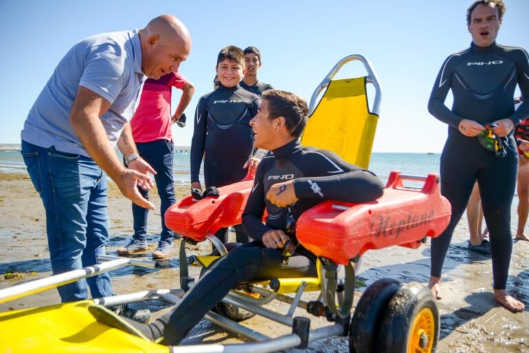 Sastre estuvo presente en la 3° Edición de los Deportes de Playa “Antonio Torrejón”