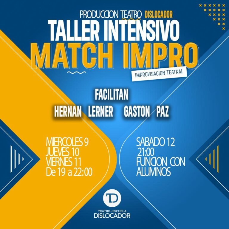 Llega el taller de Teatro Deportivo a Comodoro