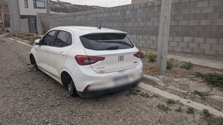 Quiso denunciar el robo de las cubiertas pero al escuchar de las cámaras desistió