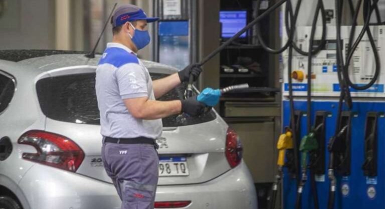 YPF sube 9,5% la nafta a partir del lunes