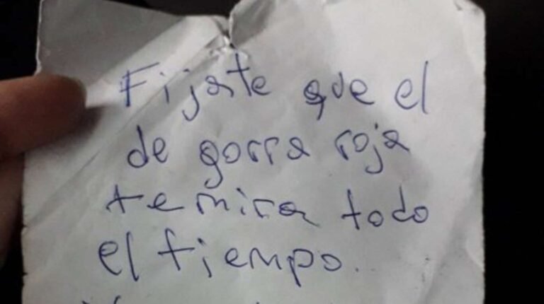 Acoso y miedo: “El de la gorra roja te mira todo el tiempo”