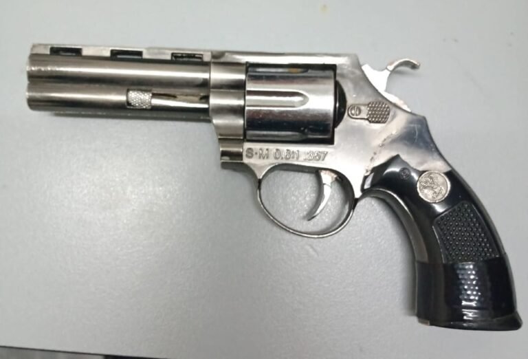 Lo denunciaron por querer ingresar a una vivienda, tenía una réplica de arma y una bicicleta robada