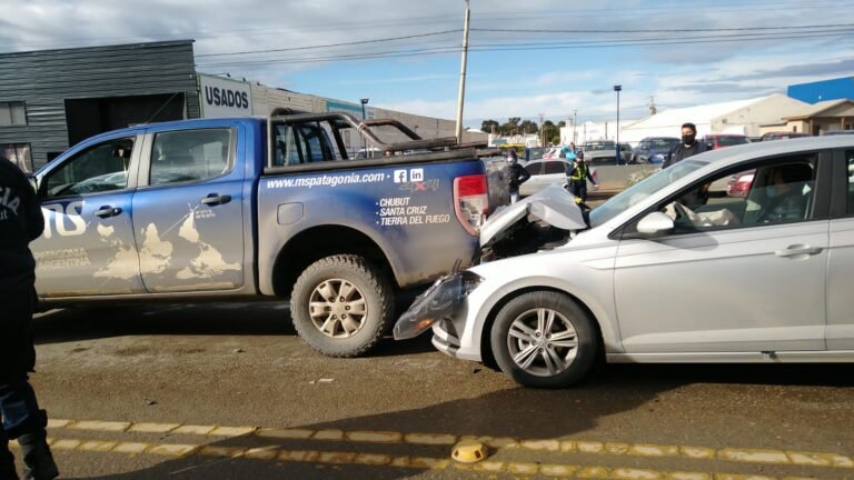 Triple choque sin lesionados