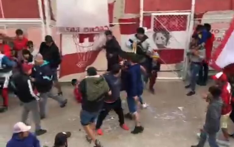 Un herido luego de incidentes entre hinchas de Huracán