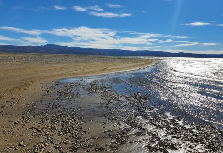 El lago Musters registra el nivel más bajo de la historia