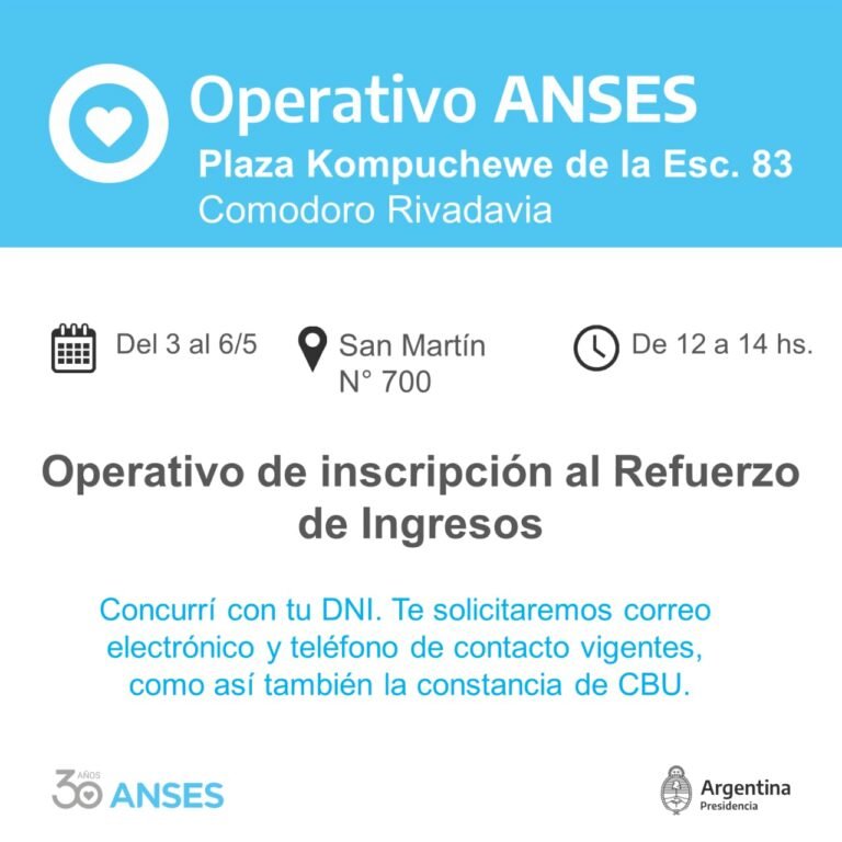 Refuerzo de Ingresos: operativo para inscribirse en  la plaza de la Escuela 83