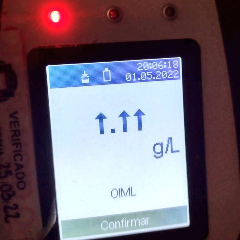 Realizaba maniobras peligrosas en motocicleta y  superó la medición del alcoholimetro