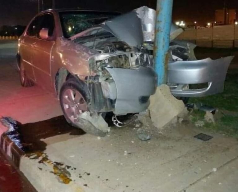 Falleció tras impactar su vehículo contra una palma