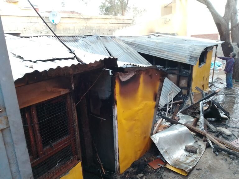 Se incendio la casa de uno de los “Nieves”