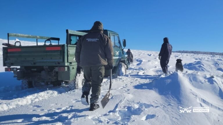 Evacuaron y asistieron a personas varadas tras las fuertes nevadas