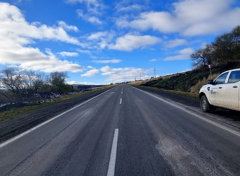 Piden precaución al transitar en las rutas de la provincia debido a las bajas temperaturas