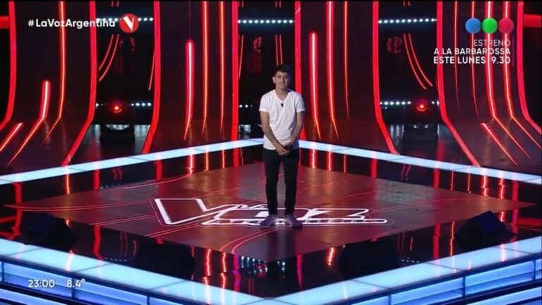 El chubutense emocionó a los jurados con su canción