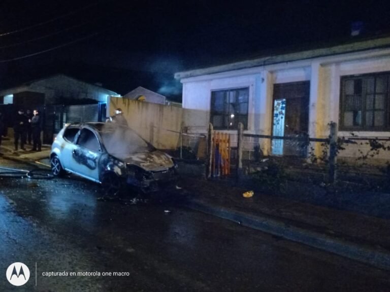 Fiesta fuera de control: terminó en destrozos y un auto incendiado