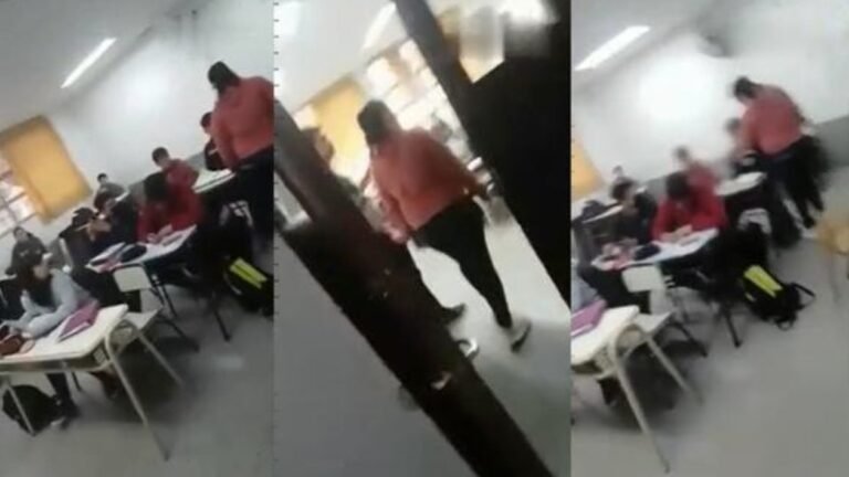 Una mujer irrumpió en una escuela y golpeó al alumno que peleó con hijo
