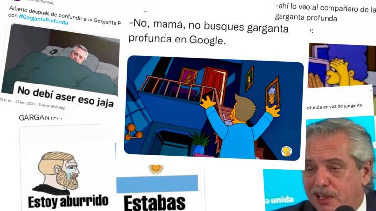 “Garganta porfunda”: El error de Fernández que se viralizó en las redes
