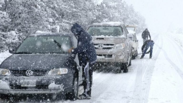 Intensas lluvias y nevadas colocan a Chubut en alerta meteorológico