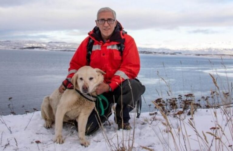 Un perro salvó a un esquiador enterrado bajo un metro y medio de nieve