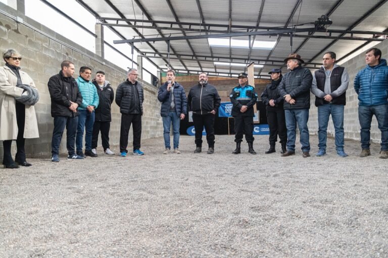 Inauguraron la obra del nuevo polígono techado