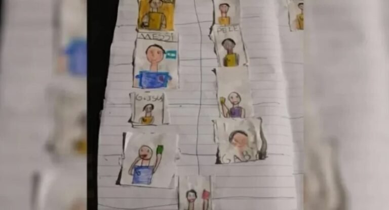 Con 8 años creó su propio álbum de figuritas porque no le alcanzaba la plata