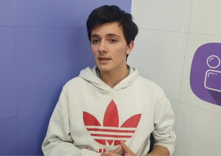 Es comodorense, tiene 17 años y estrena su primer película