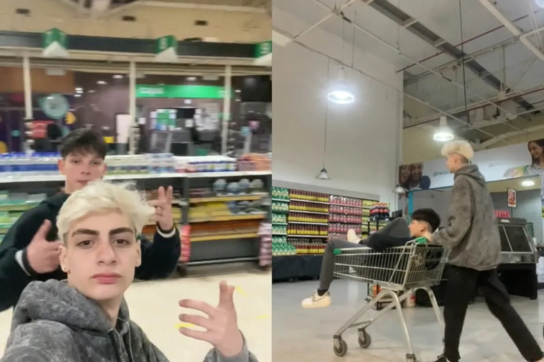 Se escondieron en un supermercado y pasaron la noche ahí: los atrapó la Policía