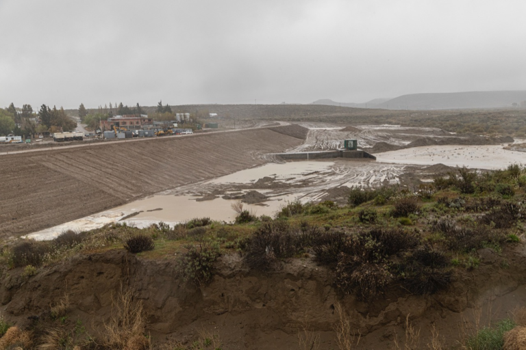 El Reservorio 04 se encuentra funcionando correctamente ante la lluvia
