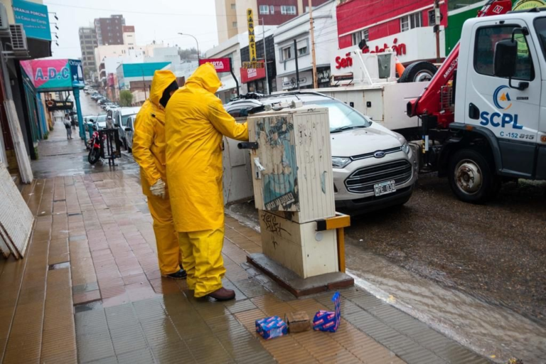 Los servicios de la SCPL continúan funcionando frente al temporal