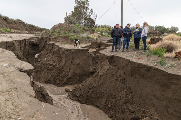 El Municipio recorrió los barrios afectados por los pluviales naturales