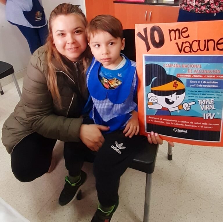 Más de 8.200 niños se vacunaron contra Sarampión, Rubéola, Paperas y Poliomielitis