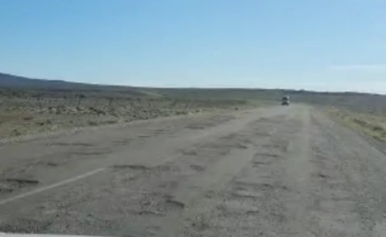 Pésimo estado de la Ruta 40