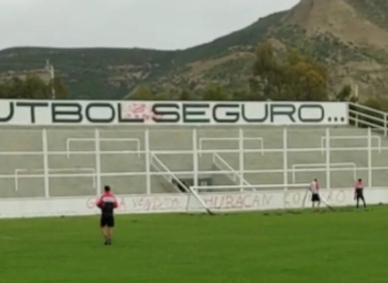 Destrozos en el Estadio Municipal