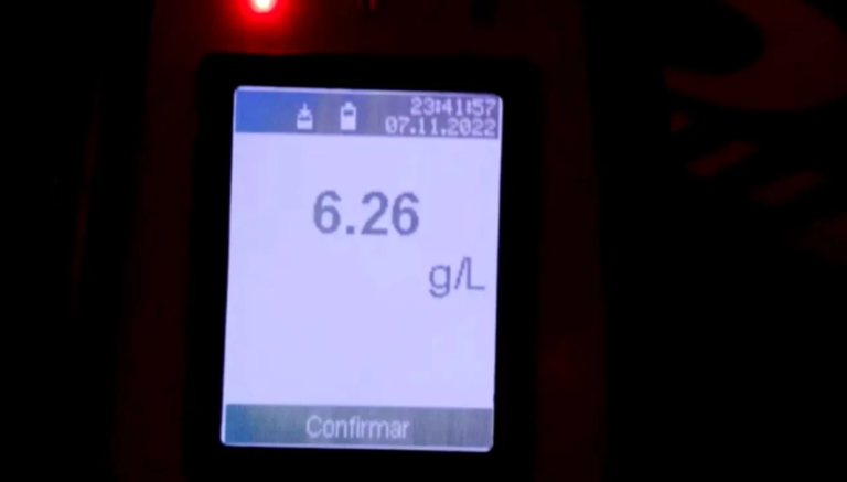 Conducía con 6,26 gramos de alcohol en sangre: casi atropella una niña
