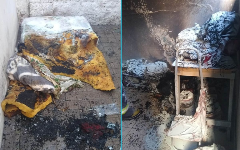 Dos jóvenes comodorenses quedaron atrapados en un incendio en La Plata