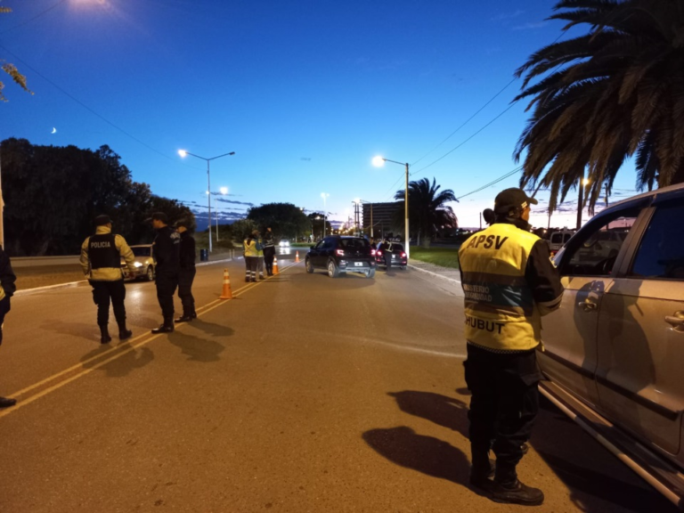 Finde largo en Chubut: se detectaron a 67 conductores alcoholizados