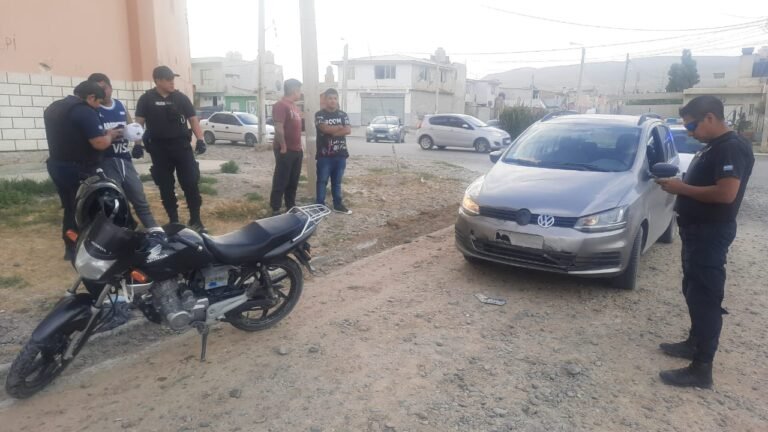 Motociclista lesionado tras chocar con un conductor positivo de alcoholemia