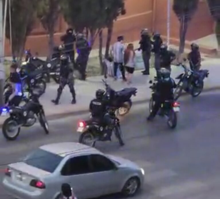 Piedrazos, golpes y disparos: disturbios en los festejos céntricos