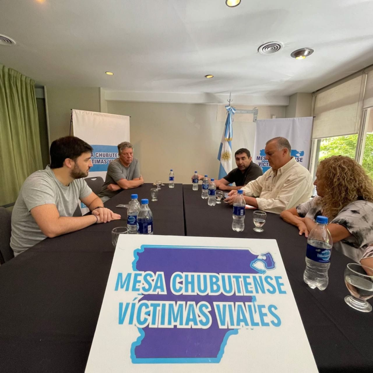 Mesa Chubutense de Víctimas Viales: Torres se reunió con sus integrantes