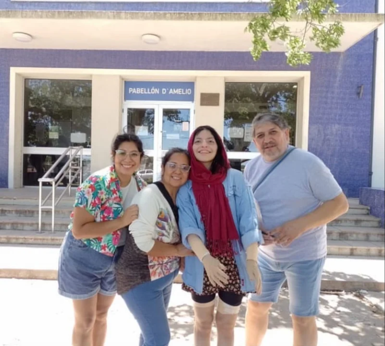 La joven sobreviviente del incendio en La Plata recibió el alta hospitalaria