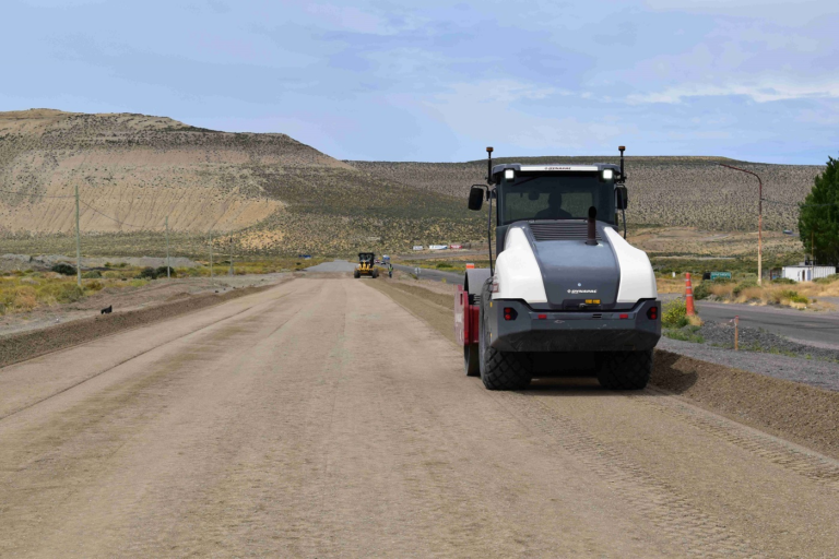Continúa la transformación de la autovía entre Rada Tilly y Caleta Olivia