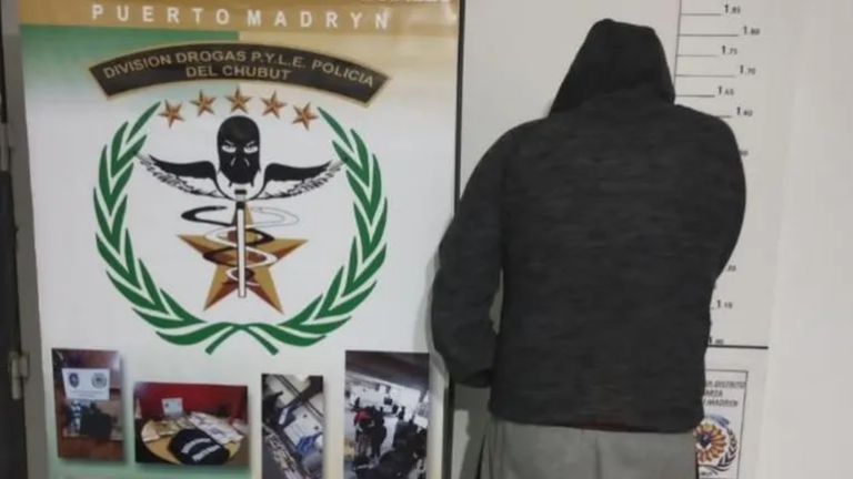 Un acusado de narcotráfico fue detenido en Puerto Madryn