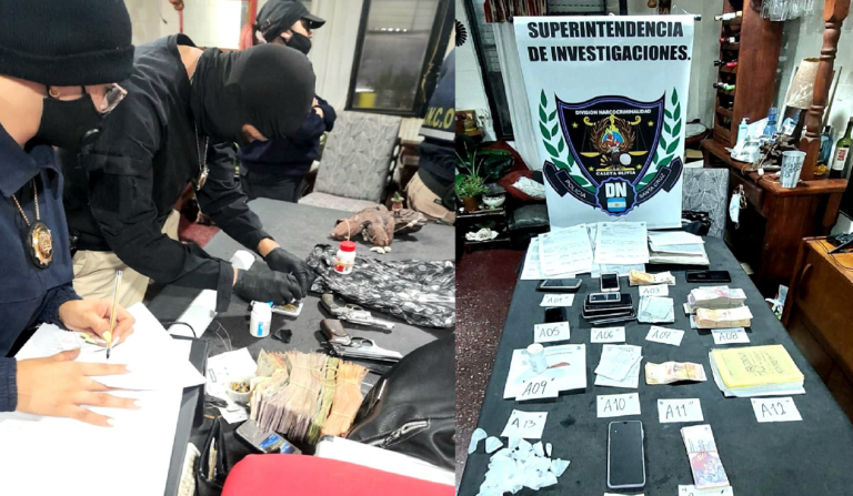 Allanamientos por venta de drogas: se secuestraron armas y dinero