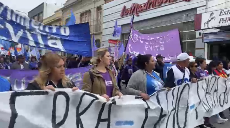 Manifestación en Comodoro por la condena a Cristina Kirchner